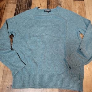 Large J Crew Lambs Wool Blend Sea Blue